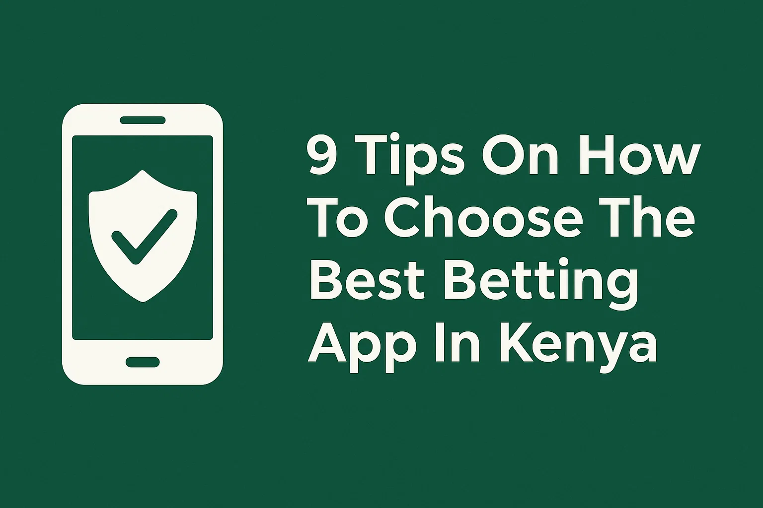 9 Tips On How To Choose The Best Betting App In Kenya