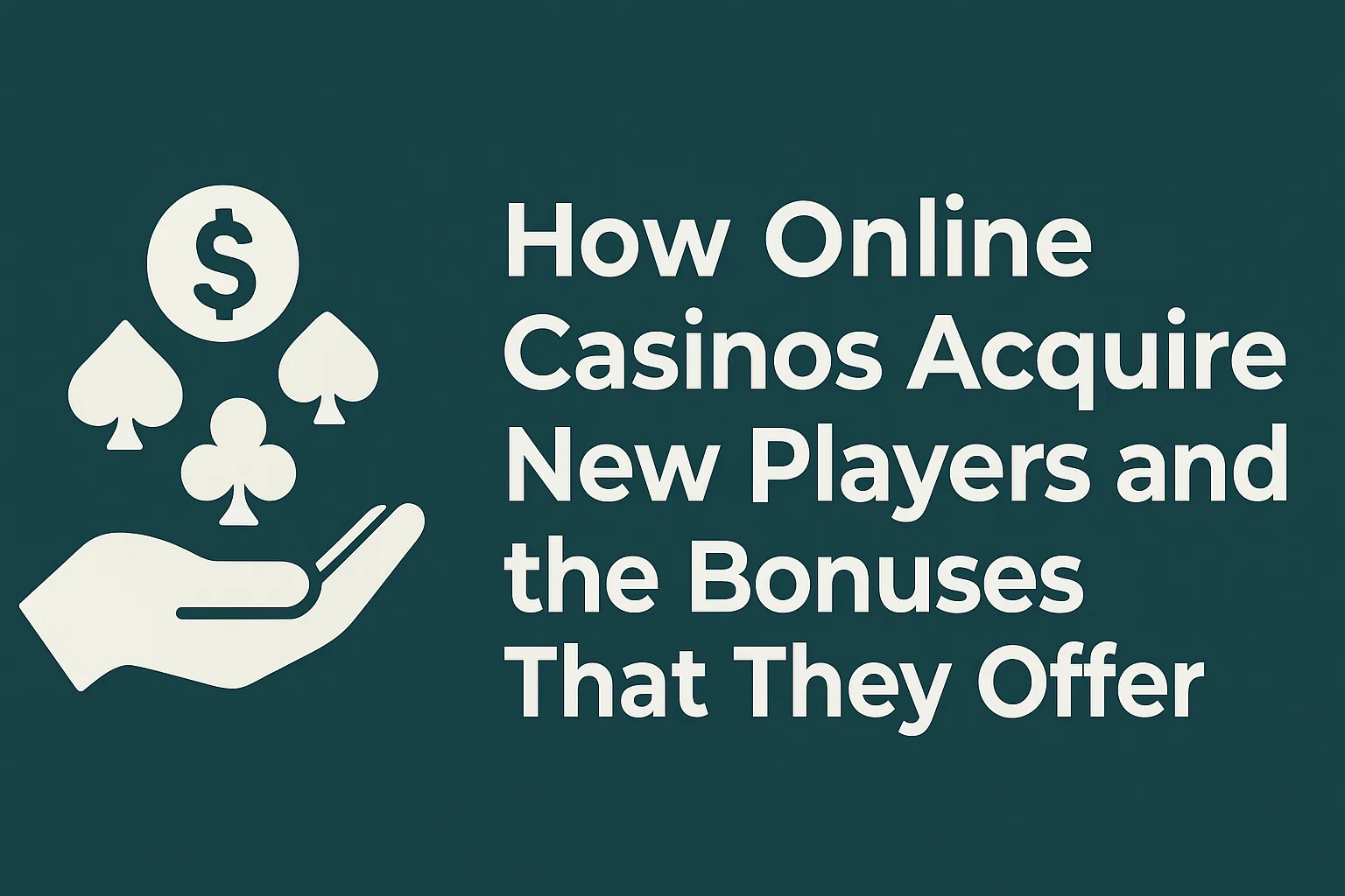 How Online Casinos Acquire New Players and the Bonuses That They Offer