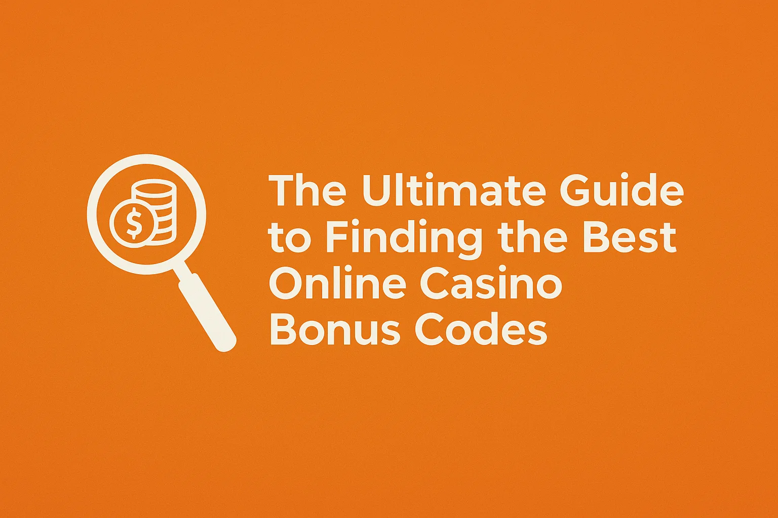 The Ultimate Guide to Finding the Best Online Casino Bonus Codes